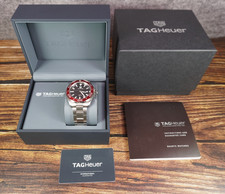 TAG Heuer RED Aquaracer Black 44mm Men's Watch - WAY101B MINT w/ BOX