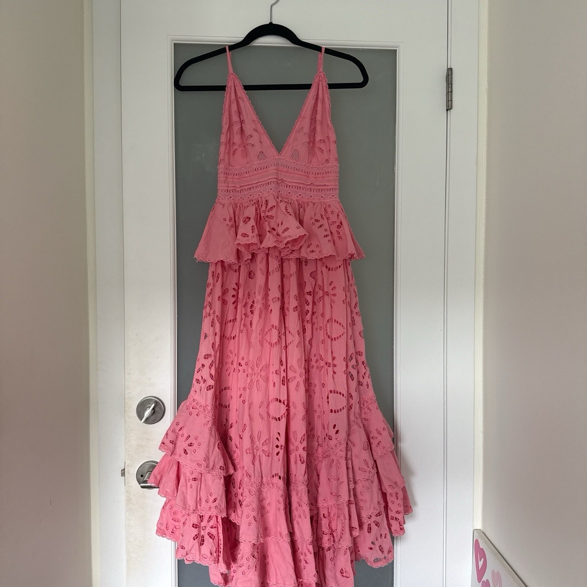 open lace back dress Amazon.com: ROCOCO SAND Women's Maxi Dress, White Pink, L : Clothing, Shoes  & Jewelry