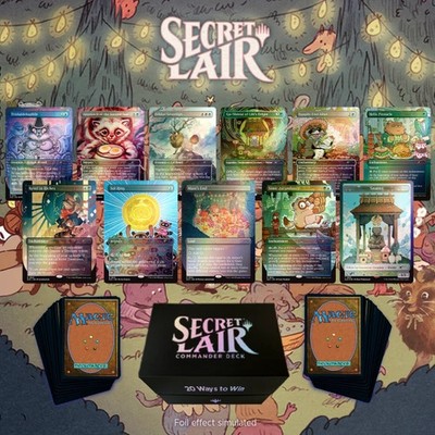 MTG - Secret Lair Commander Deck : '20 Ways to Win' - OVP sealed - Rare/Mythic