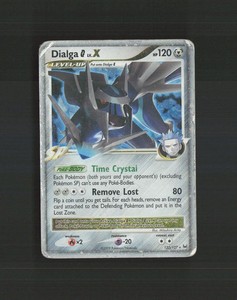 Dialga G Lv.X 122/127 Platinum Holo Ultra Rare