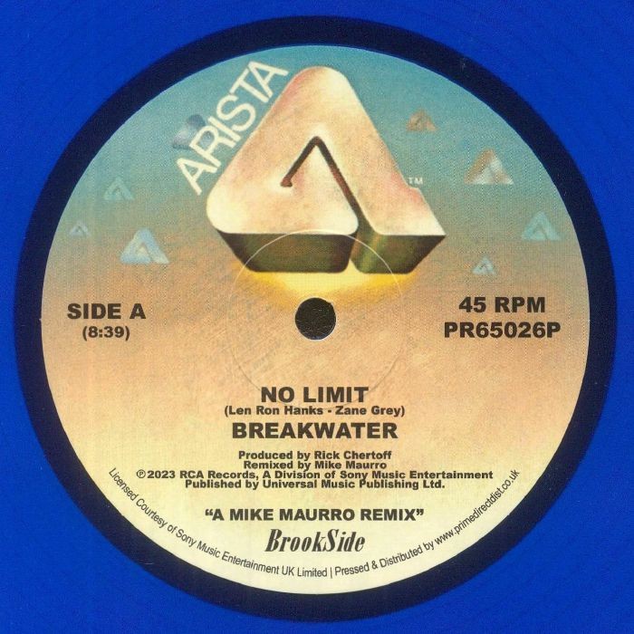 BREAKWATER - No Limit (Mike Maurro remix) (Record Store Day RSD 2023) - 12""