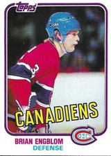 1981-82 Topps - Brian Engblom #10