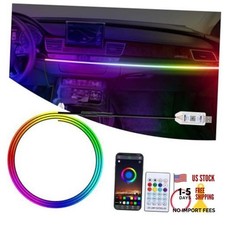 Acrylic LED Lights for Car - 43.3in RGB Strip - 1 in 1 1 43.3in 