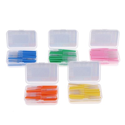 30pcs/lot Interdental Brush Dental Floss Teeth Oral Clean Hygiene Toothpick wi