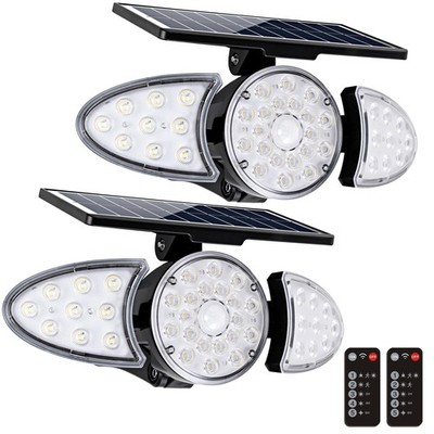 EMANER Solar Motion Lights Outdoor | 3000mAh Brightest Flood Light Dusk to Da...