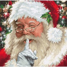 Luca-S counted cross stitch kit "Santa", 26x25cm, DIY