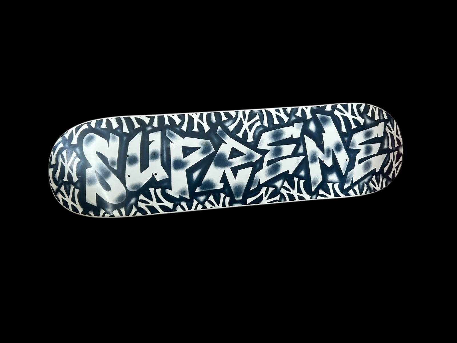 Supreme New York Yankees Airbrush Skateboard Deck Black - New