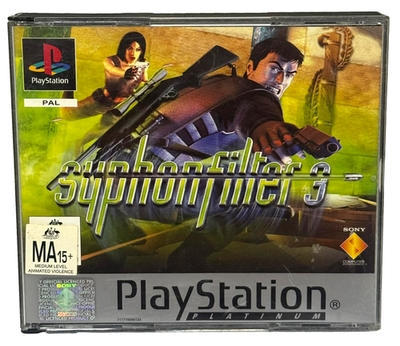 Syphon Filter 3 (Platinum) PS1 PS2 PS3 PAL *Complete* | eBay