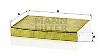Mann-Filter FP 27 009 Filter, Cabin Luft FüR Fiat, Nissan, Opel, Renault, Opel