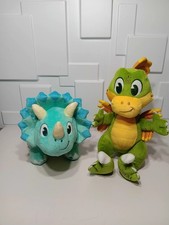 Disney Chester  Daryl Dino-Rama Set of 2 Dinosaur Plush Animal Kingdom
