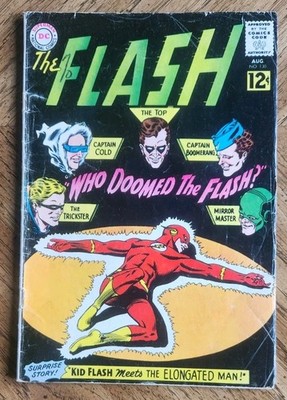 The Flash # 130 (GD 2.0) 1962 Mirror Master, Kid Flash. Free shipping.