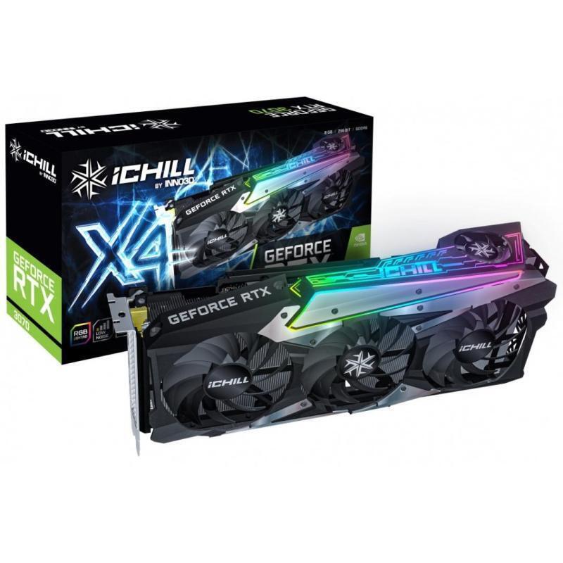 Inno3D GeForce RTX 3070 iCHILL X4 LHR 8GB GDDR6 Graphics Inno3D GeForce RTX 3070 iCHILL X4 LHR 8GB GDDR6 Graphics