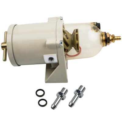 New 500FG 500FH Diesel Marine Boat Fuel Filter / Water Separator + Bolt Ring