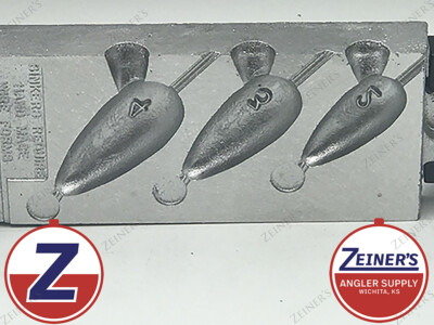 3275 New Do It Claw Sinker Mold Sizes 2, 3, oz