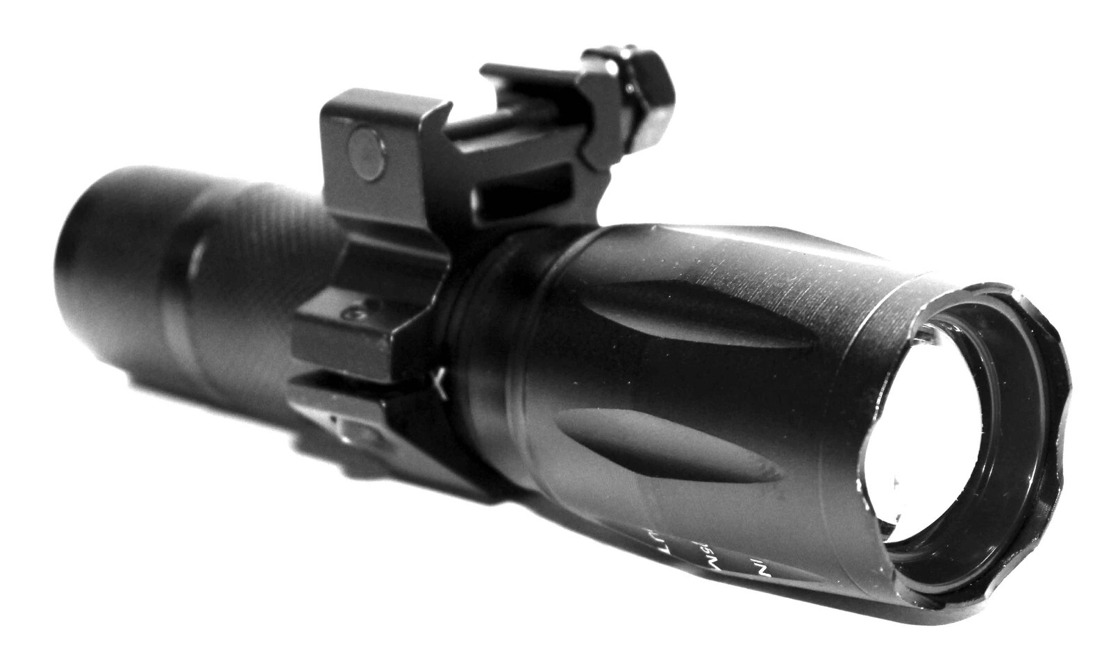 flashlight tactical for rifles hunting home defense accessories aluminum black.