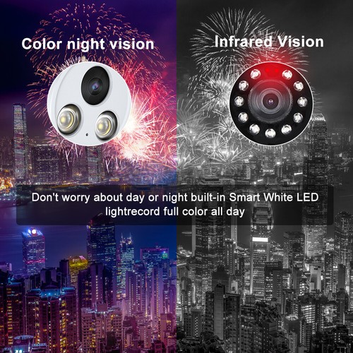 Hikvision Compatible 5MP 8MP Bulit-in Mic Full Color WDR Turret IP Camera lot - Picture 7 of 17