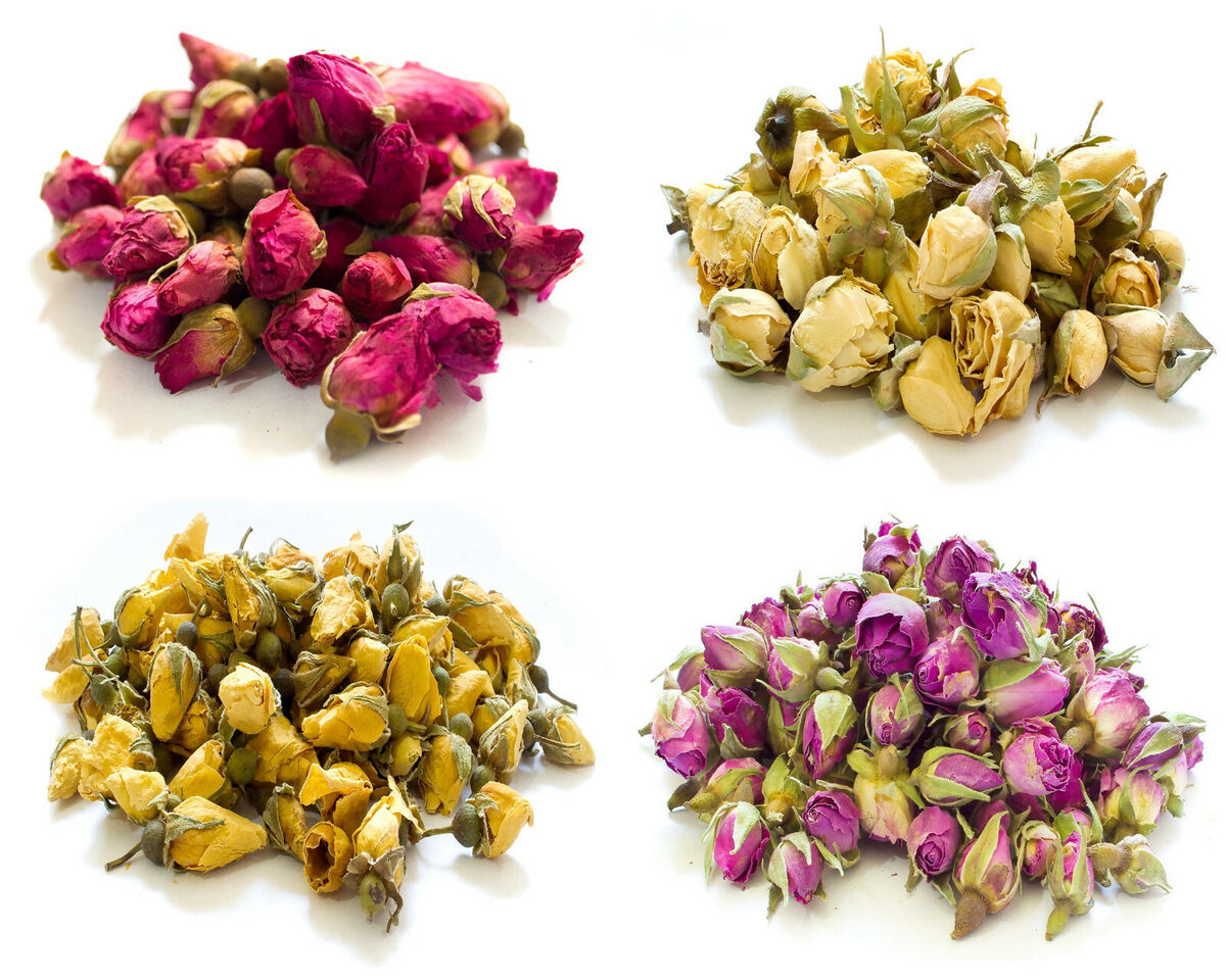 Dried Rose Buds, Dried Rose Petals, Pink Yellow Soap Craft
