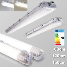 Business & Industrie 40-52W LED Feuchtraumleuchte Wannenleuchte 120/150cm Röhre