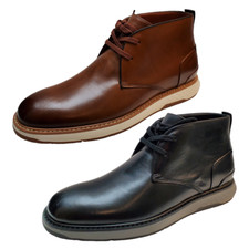 Vince Camuto Mens Soleh Leather chukka MSRP 169 New