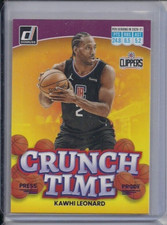 2022-23 Donruss Purple Press Proof Crunch Time Kawhi Leonard
