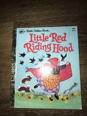 VINTAGE 1979 LITTLE RED RIDING HOOD A Little Golden Book Children RARE ...