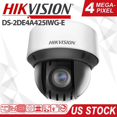 Hikvision 4MP PTZ 25x Zoom Darkfighter IP Camera DS-2DE4A425IWG-E Auto Tracking