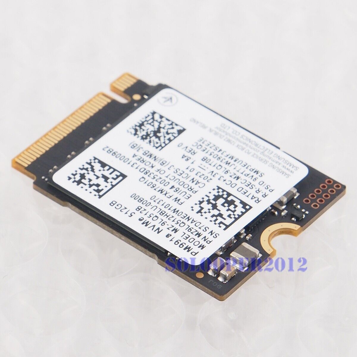 For Samsung PM991a 512GB M.2 NVMe PCIe 2230 30mm Internal SSD