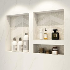 Nicho de ducha listo para azulejos, 32 pulgad...