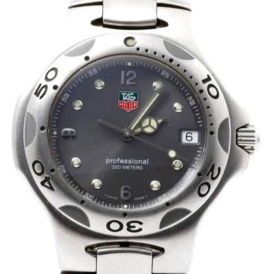 USED Excellent] Tag Heuer Kirium WL1111 Gray Dial Date Quartz