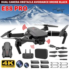 4K HD RC Drone 4 Batteries 2023 New Selfie Camera WiFi FPV Foldable Quadcopter