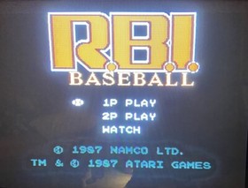RBI Baseball: Tengen - Nintendo NES Cartridge, Manual, & Reg Card Video Game