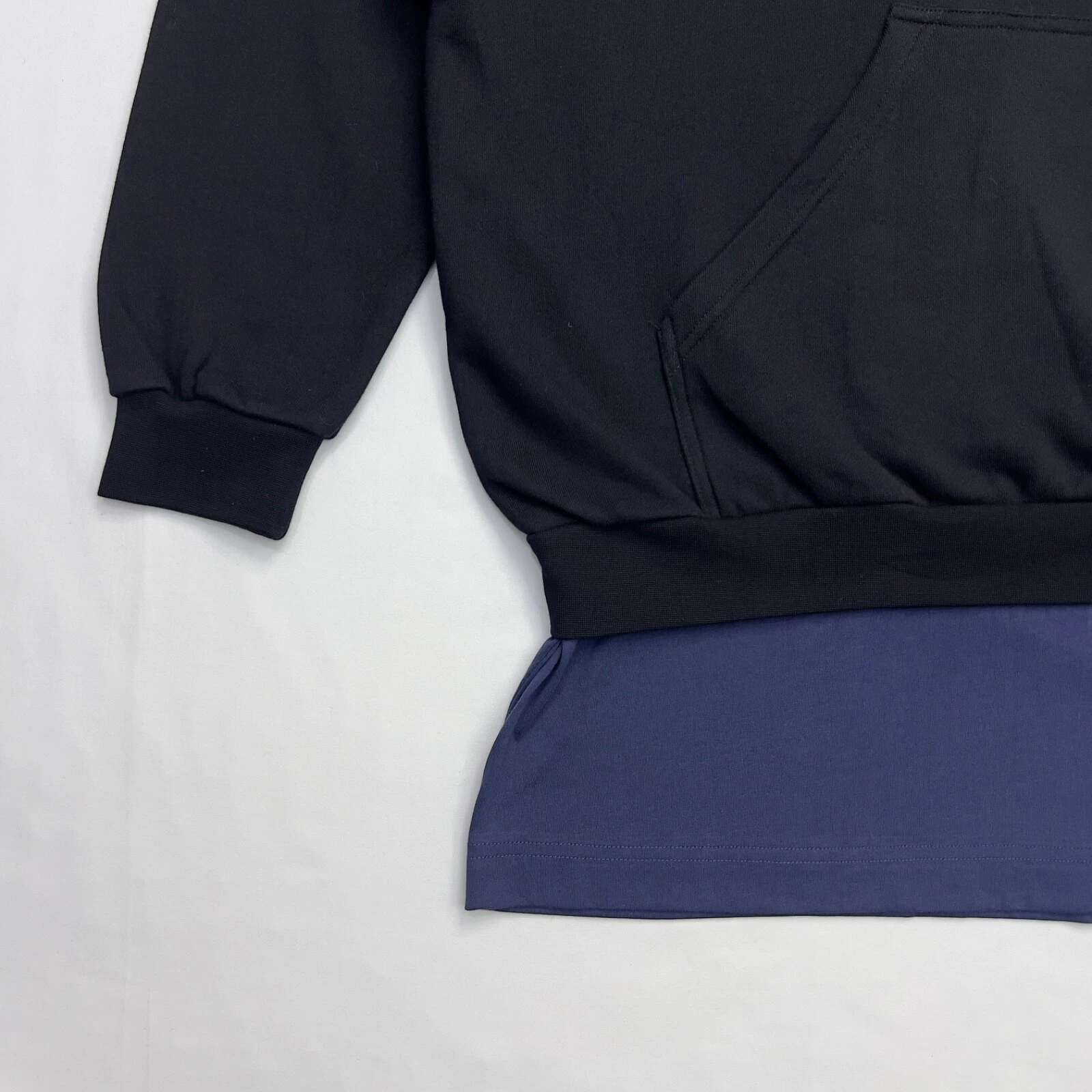 T shirt con cappuccio Balenciaga AW22 Snowstorm XXXL Runway a strati taglia 1