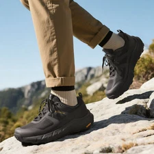 Men's Waterproof Hiking Shoes Lightweight Trekking Walking Sneakers Arch Support