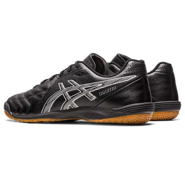 ASICS Soccer Indoor Futsal Shoes CALCETTO WD WIDE 1113A037 Black - Main Image