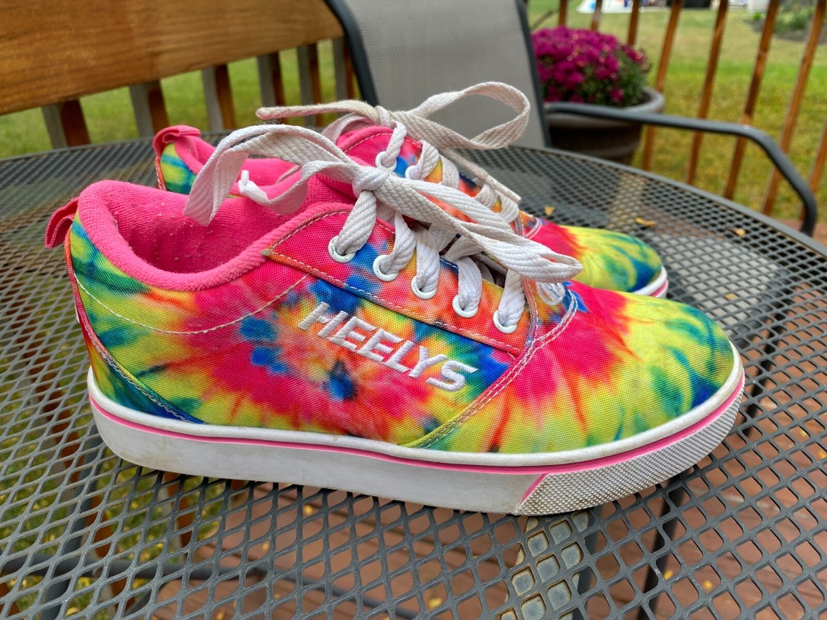 Heely’s Pro 20 Womens Tie Dye Sneakers Skate Shoes Size