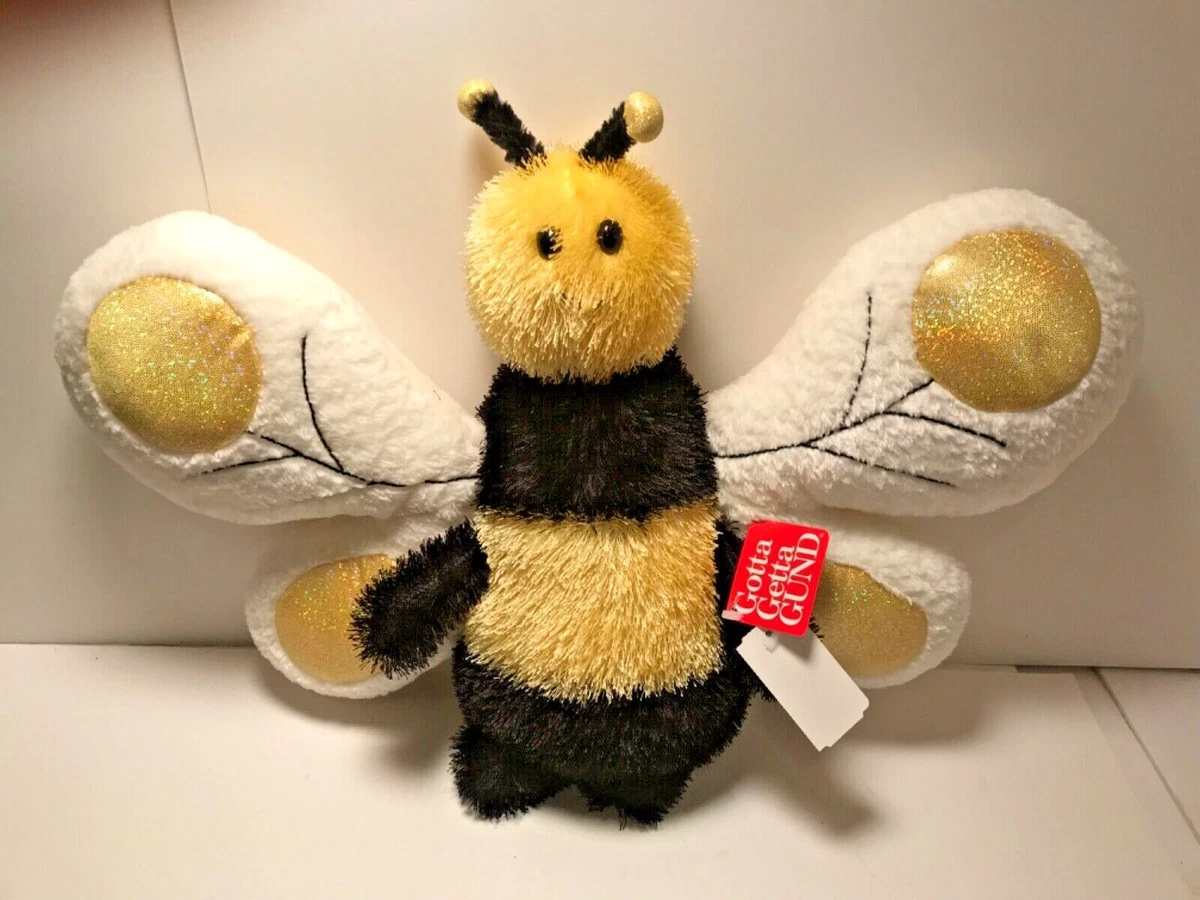 Vtg GUND BEE KNEES PLUSH BUMBLE BEE STUFFED ANIMAL TOY 60089 HTF