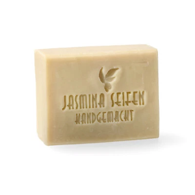 JASMINA Schwefel-Seife mit Olivenöl – ohne zugesetzte Duftstoffe, vegan und palmölfrei