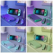 Hard Protective Joycon Shell for Nintendo Switch w/Screen Protector Thumb Caps