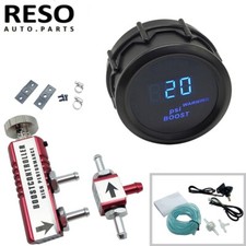 252mm Electronic Digital Boost Gauge 0-30 Psi Wred Manual Boost Controller Kit
