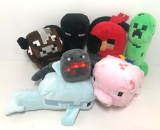 Minecraft Mojang Plush Stuffed Lot of 7