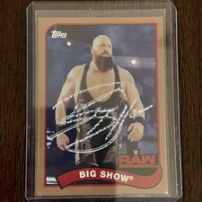 WWE The Big Show (AEW Paul Wight) Autograph Card