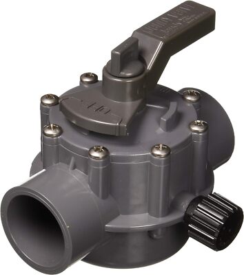 Jandy 1154 Gray 3-Port Positive Seal Valve - 1-1/2 x 2-Inch