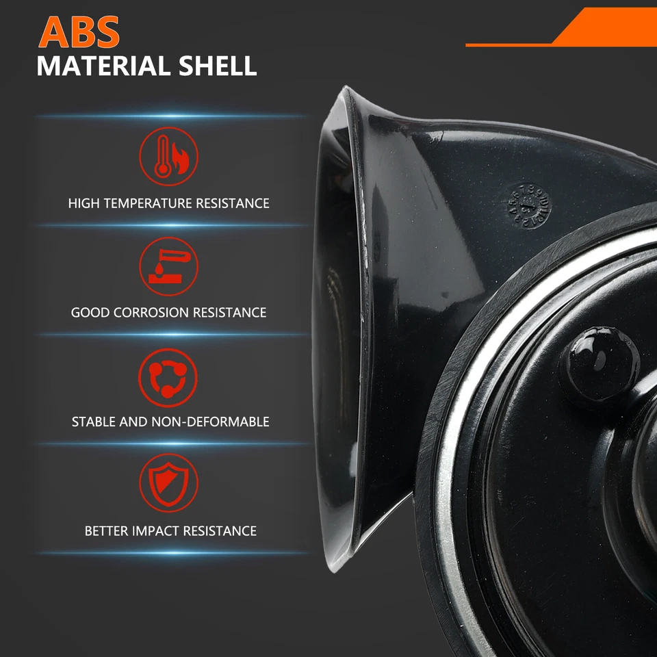 Cuerno de caracol 125db fuerte doble tono para Toyota Highlander Tacoma Camry Corolla RAV4 Foto 4 de 4