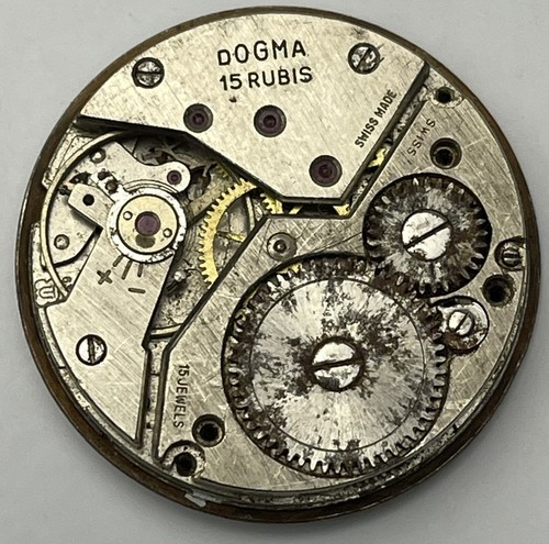 Mouvement De Montre Vintage COQ 19ème Siècle - 45mm, Incomplet, Pour Pièces Ou Restauration