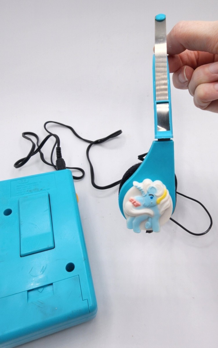 Vintage 1983 G1 Blue My Little Pony AM Radio With Headphones