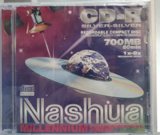 CD-R Silver-Silver Professional Grade 8x Nashus Millennium Recordable CD New