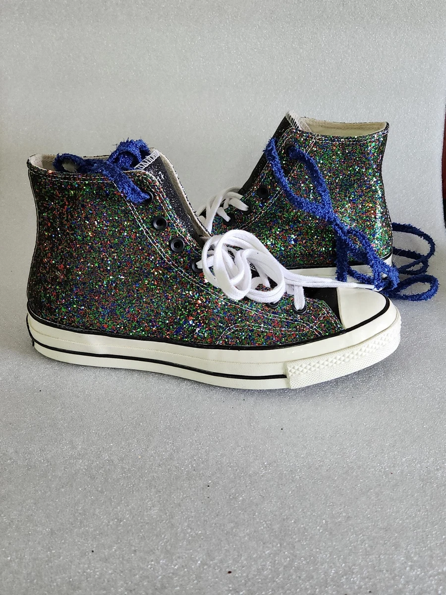 Converse Chuck Taylor All Star 70 Hi X JW Anderson Black Glitter