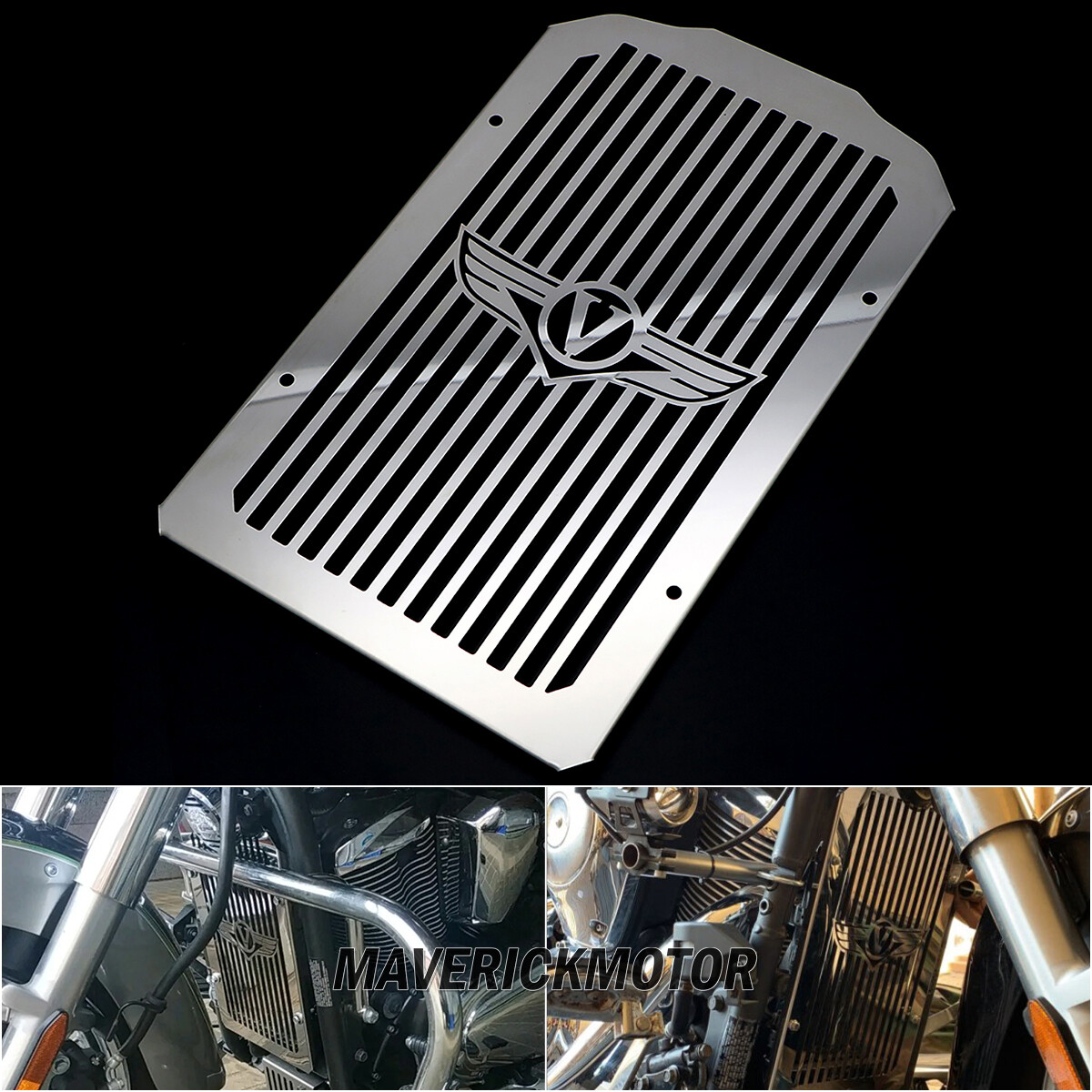 Radiator Grill Cover For Kawasaki Vulcan VN 900 Classic /LT 2006