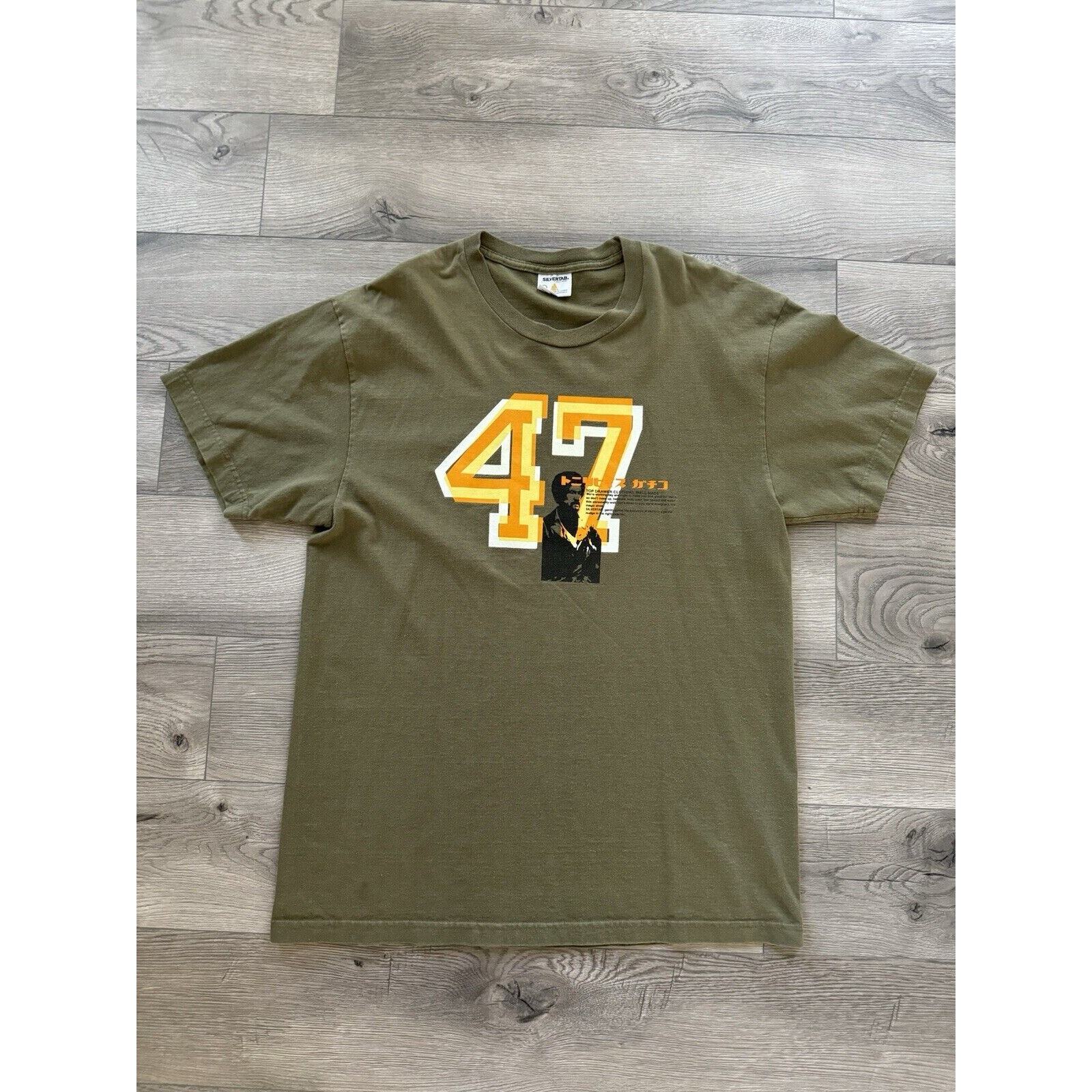 Levi's Silvertab Shirt Adult Large Shirt Short Sleeve Green 47 Graphic Tee