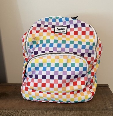 VANS OFF The WALL Womens Mini Backpack Rainbow Multicolor  display picture 3